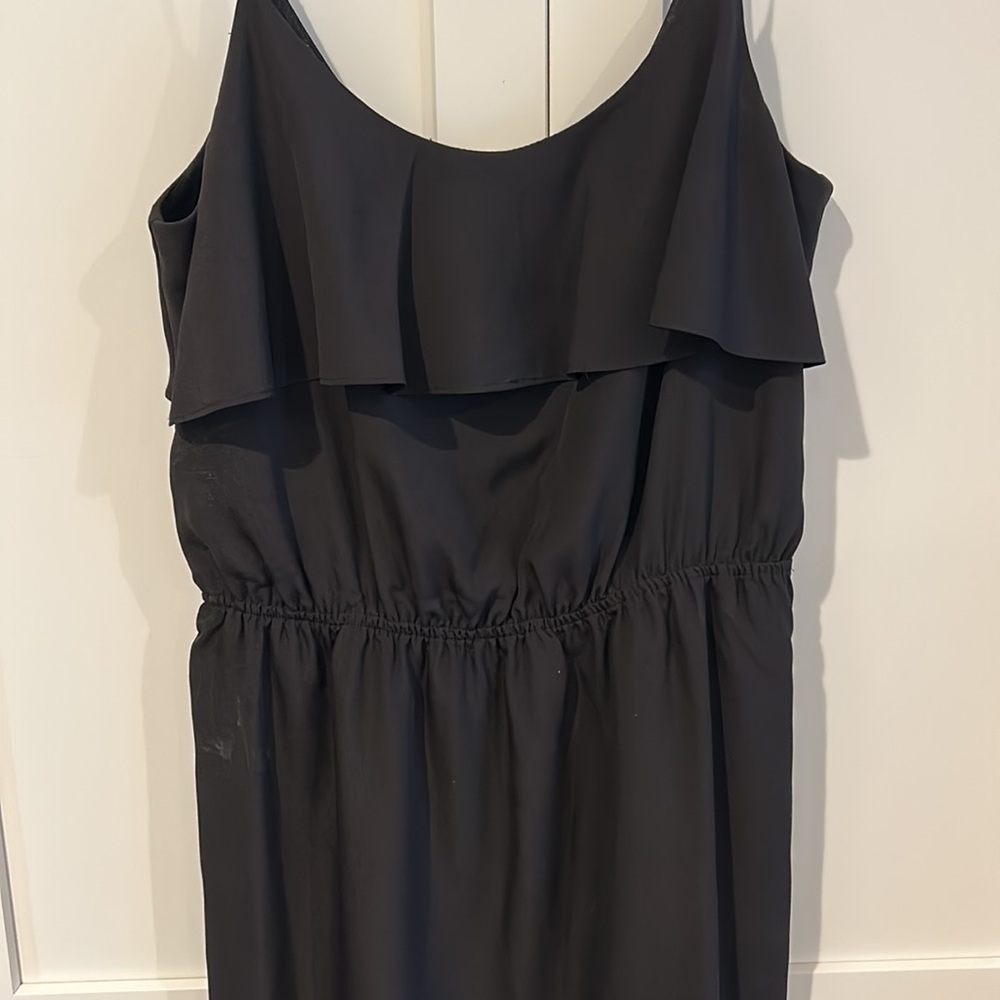 BCBG black little strap dress. Size small